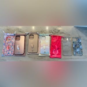 iPhone 13 Pro Max cases 5 loopy and 2 others